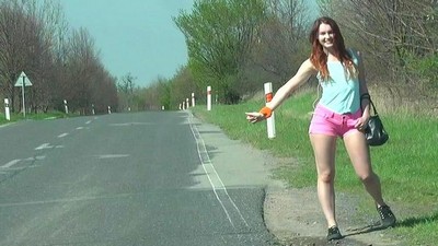 Пикап, Рыжие, Кристоф Кейл, Чарли Рэд, в лесу, шорты, кончил на попу