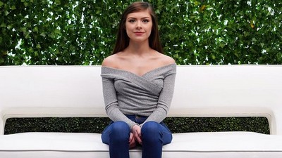 Кастинг, Молодые, От первого лица - POV, Винтер Джейд, кунилингус, бритые письки, кремпай