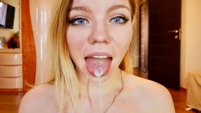 Русское, Минет, Домашнее, Сперма, От первого лица - POV, Кисанканна, лижет жопу, кончил в рот, тверк, дрочит грудью