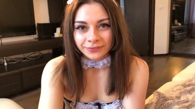 Русское, Домашнее, От первого лица - POV, в униформе, глубокий минет, на каблуках, наездница, красивое белье, кончил на попу, горничные и служанки