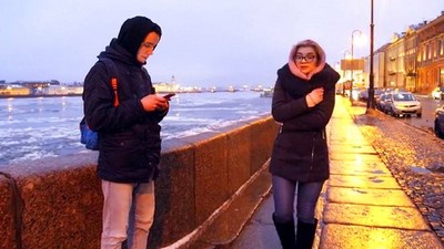 Русское, Молодые, Пикап, Премиум, От первого лица - POV, кунилингус, кончил на лицо, очки, бритые письки, наездница