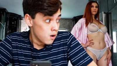 Мамки, Рыжие, Премиум, Лилиан Стоун, кунилингус, кончил на сиськи, интимная стрижка