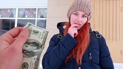 Русское, Пикап, Рыжие, От первого лица - POV, кончил на лицо