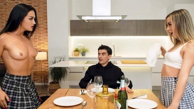 Групповое, Анастасия Бруклин, Жорди Эль Нино Полла, Зузу Свит, кунилингус, В юбке, кончил в рот, ЖМЖ
