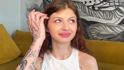 Русское, Домашнее, Лина Мигурт, В юбке, тату, кончил в рот