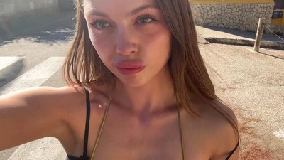 Русское, Минет, На природе, УльтраСэдСлат, вибратор, глубокий минет, кончил на лицо