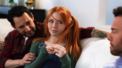 Анал, Худые, Рыжие, Двойное проникновение, МЖМ, Томми Пистол, Сет Гэмбл, Мэди Коллинз, глубокий минет, кончил на лицо, сквирт, интимная стрижка