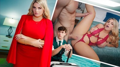Блондинки, Мамки, Паркер Эмброуз, Эбби Роуз, большая жопа, глубокий минет, бритые письки, кончил в рот, платье