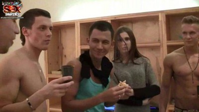 Групповое, Вечеринка, Студентки
