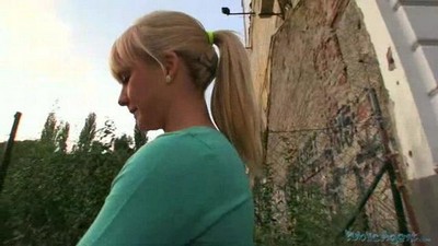 Минет, Блондинки, В машине, Public agent