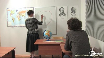 Зрелые, В очках, Училка