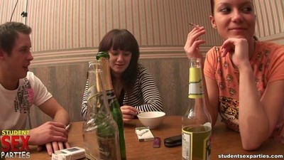 Пьяные, Вечеринка, Студентки