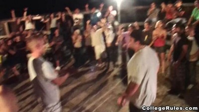 Групповое, Вечеринка, Студентки, Молодые