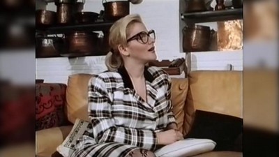 Чулки, Французское, Большие сиськи, В очках, Ретро, Втроем, ЖМЖ
