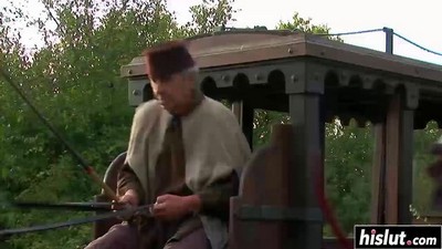 Двойное проникновение, На природе, С сюжетом, МЖМ, Втроем